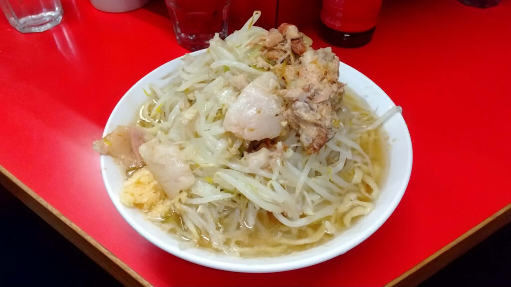 ラーメン二郎　三田本店　小ラーメン